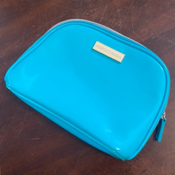 Moroccanoil Handbags - Moroccanoil Blue Cosmetic Bag